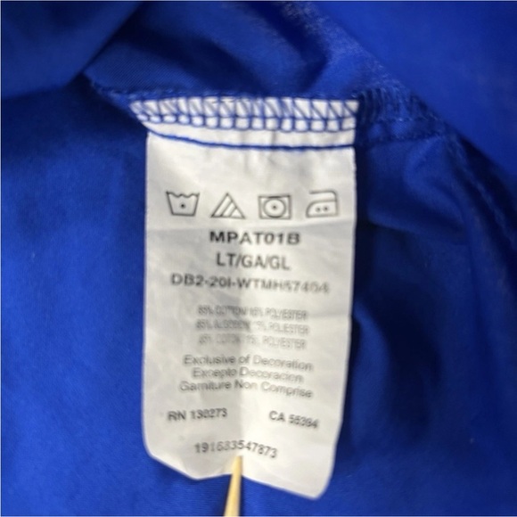 Wrangler National Patriot ACTRA Western Shirt Blue Men’s Large Tall Embroidered - Picture 6 of 8